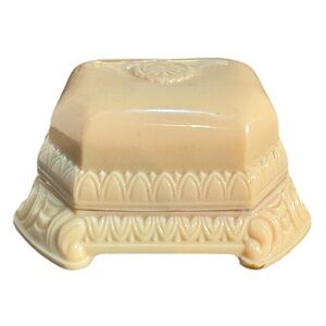 Antique Celluloid Plastic & purple Velvet Jewelry Presentation Gift Box